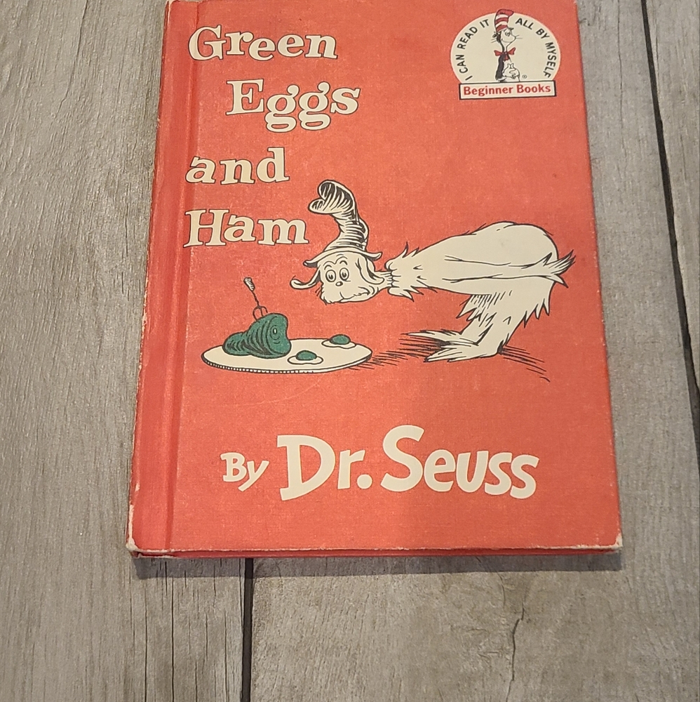🍁Dr Seuss Green Eggs and Ham vintage book🧁